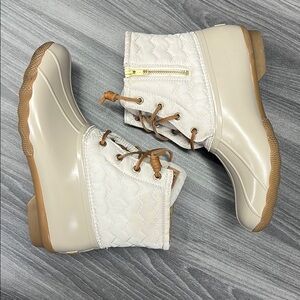 Sorry Saltwater Ivory Duck Boot